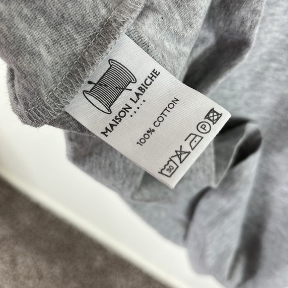 Maison Labiche French Touch Organic Cotton T-shirt Embroidered - Picture 7 of 8